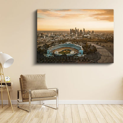 Los Angeles Panoraması - Stadyum Manzarası Kanvas Tablo
