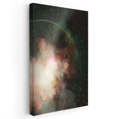 Kozmik Nebula - Renkli Uzay Bulutu Kanvas Tablo