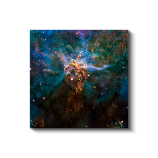Mistik Nebula - Renkli Kozmik Bulutlar Kanvas Tablo