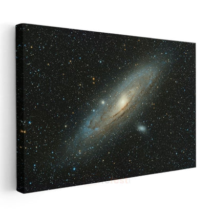 Andromeda Galaksisi - Yıldızların Dansı Kanvas Tablo