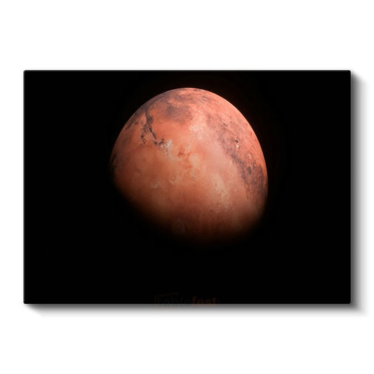 Kızıl Gezegen - Mars'ın Gizemli Yüzeyi Kanvas Tablo