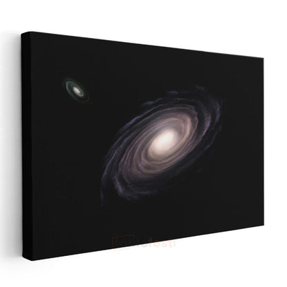 Spiral Galaksi - Uzayın Derinliklerinde Dönen Yıldız Kümesi Kanvas Tablo
