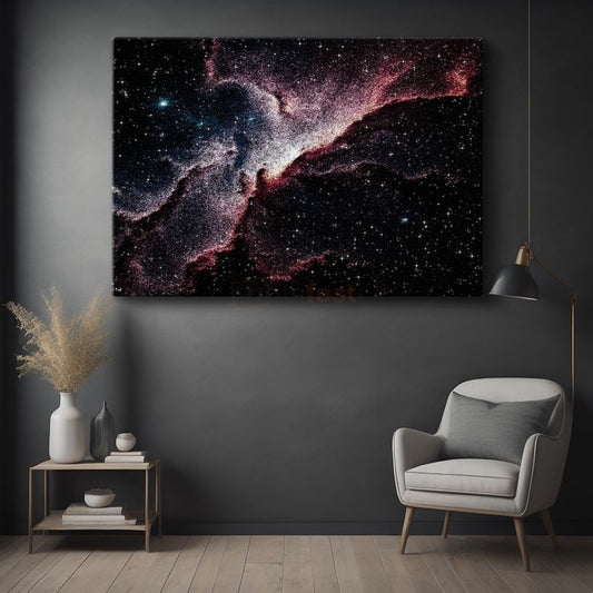 Kozmik Nebula - Yıldızlar Arasında Dans Kanvas Tablo