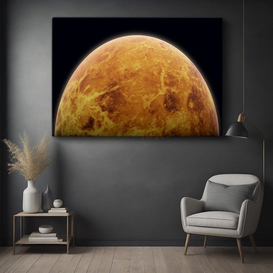 Mars Gezegeni - Kızıl Gezegenin İhtişamı Kanvas Tablo