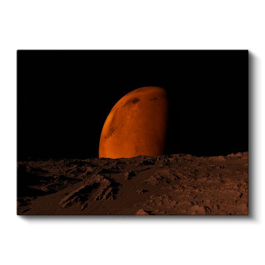 Kızıl Gezegen - Mars'ın Büyüleyici Yüzeyi Kanvas Tablo