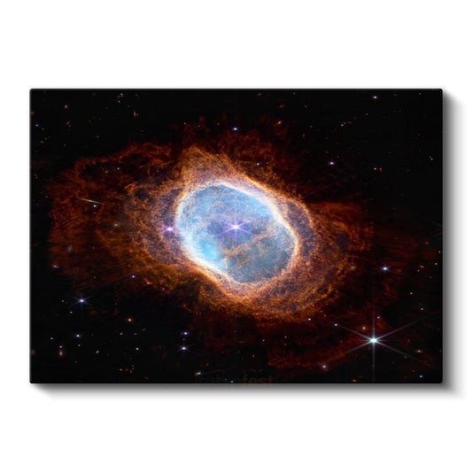 Kozmik Ateş - Yıldızlar Arasında Parlayan Nebula Kanvas Tablo
