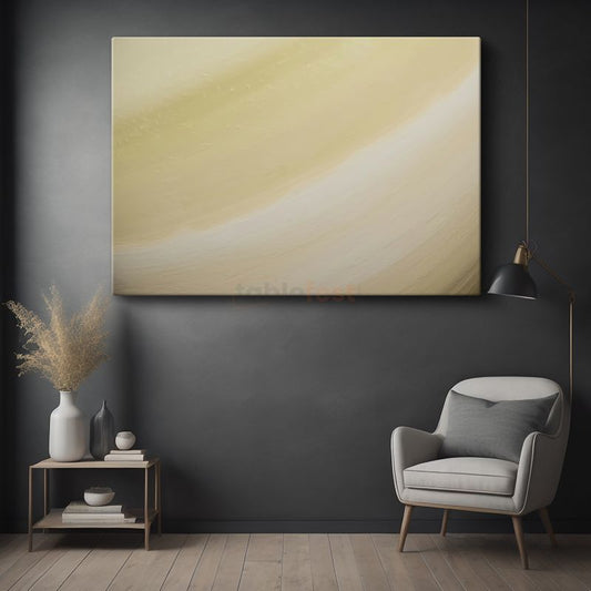 Minimalist Soyut - Yumuşak Tonlarda Sakin Doğa Yorumu Kanvas Tablo