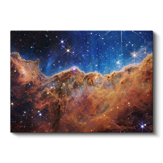 Kozmik Nebula - Yıldızlarla Bezeli Uzay Manzarası Kanvas Tablo