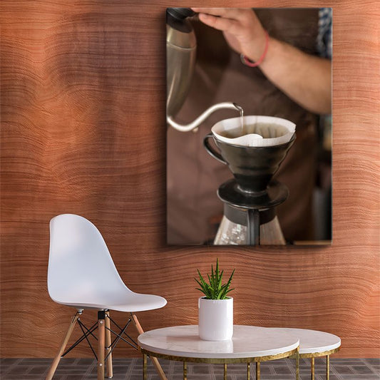 Barista - El Demlemesi Kahve Hazırlama Tekniği Kanvas Tablo