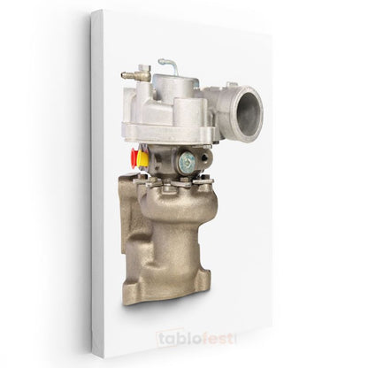 Motor Teknisyeni - Turboşarj Sistemi Kanvas Tablo
