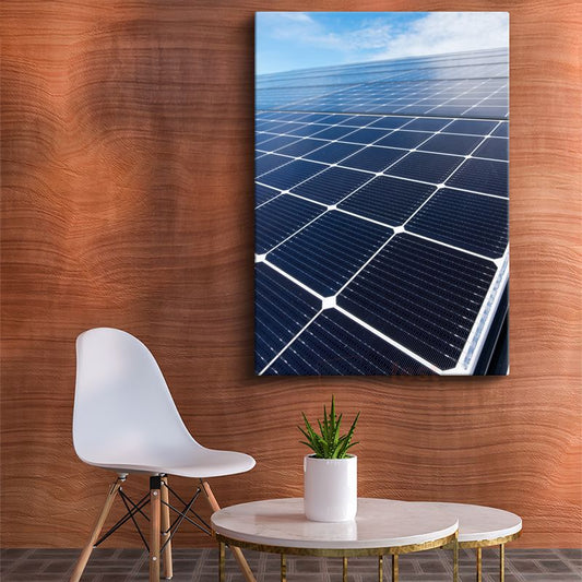 Güneş Enerjisi Uzmanı - Fotovoltaik Panel Teknolojisi Kanvas Tablo