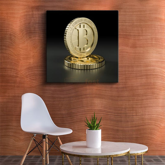 Finans Danışmanı - Bitcoin Yatırım Stratejisi Kanvas Tablo