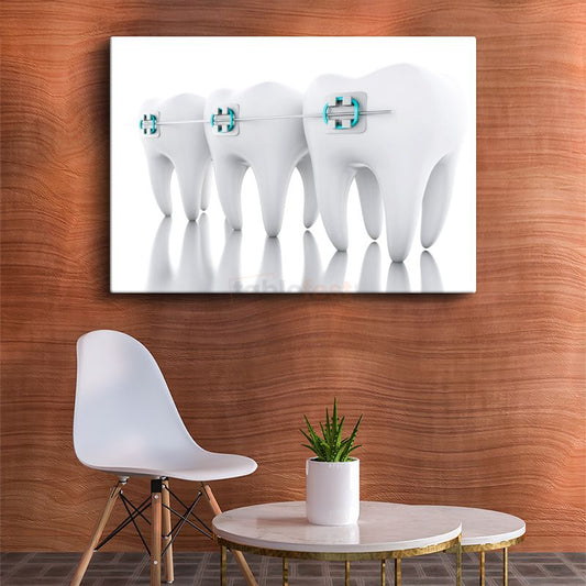 Ortodontist - Modern Ortodonti Teknikleri Kanvas Tablo