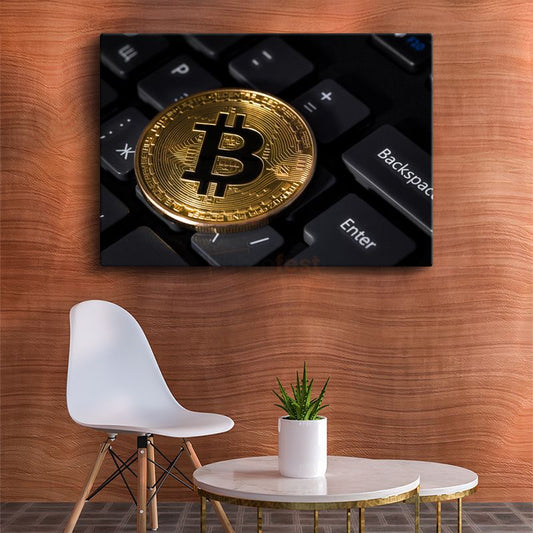 Kripto Para Uzmanı - Bitcoin Yatırım Stratejisi Kanvas Tablo