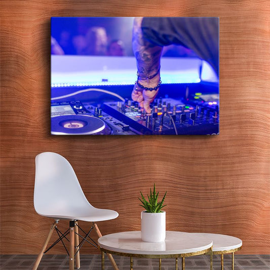 DJ - Müzik Ritmiyle Buluşma Kanvas Tablo