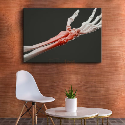 Ortopedi Uzmanı - Kemik Anatomisi Kanvas Tablo