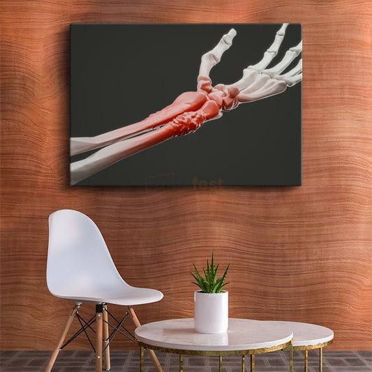 Ortopedi Uzmanı - Kemik Anatomisi Kanvas Tablo