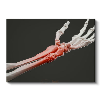 Ortopedi Uzmanı - Kemik Anatomisi Kanvas Tablo