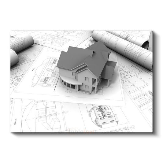 Mimar - 3D Modelleme ve Tasarım Kanvas Tablo