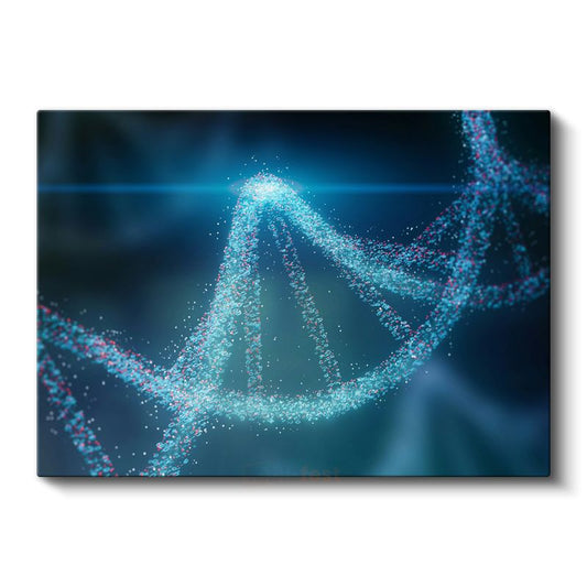Genetik Mühendisi - DNA Moleküler Yapı Kanvas Tablo