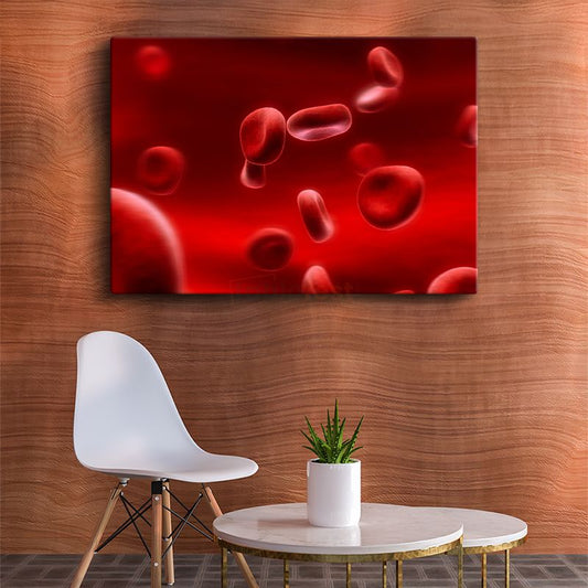 Hematoloji Uzmanı - Kan Hücreleri Analizi ve İncelemesi Kanvas Tablo