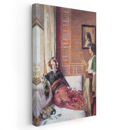 Osman Hamdi Bey - Haremde Kanvas Tablo