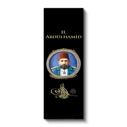 Osmanlı Padişahı - II. Abdülhamid Portresi Kanvas Tablo