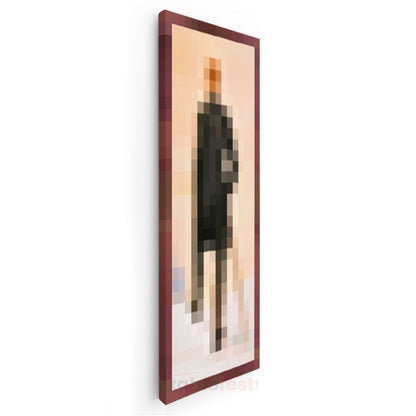 Minecraft - Wanderer Piksel Kanvas Tablo