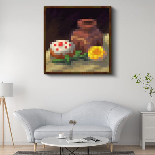 Minecraft - Baroque Piksel Kanvas Tablo