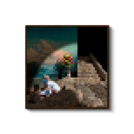 Minecraft - Bouquet Piksel Kanvas Tablo
