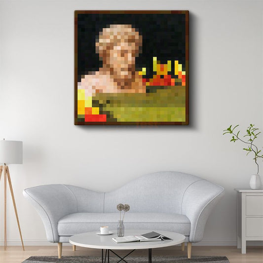 Minecraft - Bust Piksel Kanvas Tablo