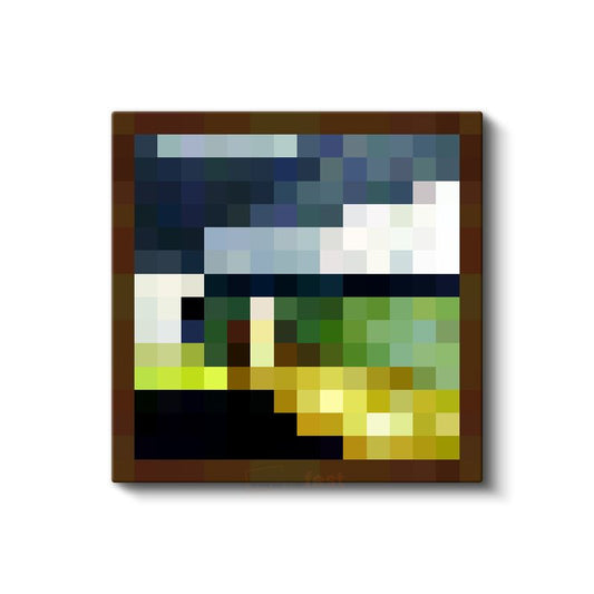 Minecraft - De Aztec 2 Piksel Kanvas Tablo