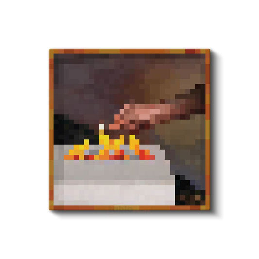 Minecraft - Match Piksel Kanvas Tablo