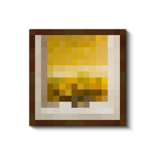 Minecraft - Wasteland Piksel Kanvas Tablo