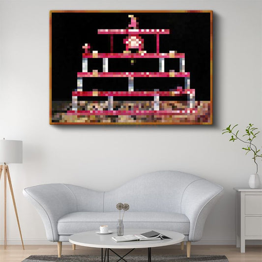 Minecraft - Kong Piksel Kanvas Tablo