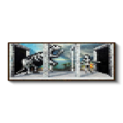 Minecraft - Passage Piksel Kanvas Tablo