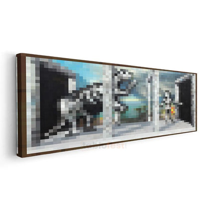 Minecraft - Passage Piksel Kanvas Tablo