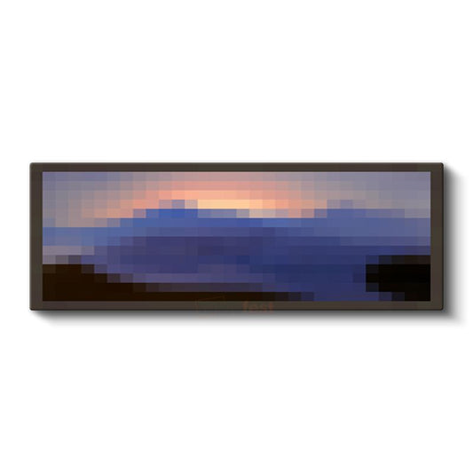 Minecraft - Sunset Dense Piksel Kanvas Tablo
