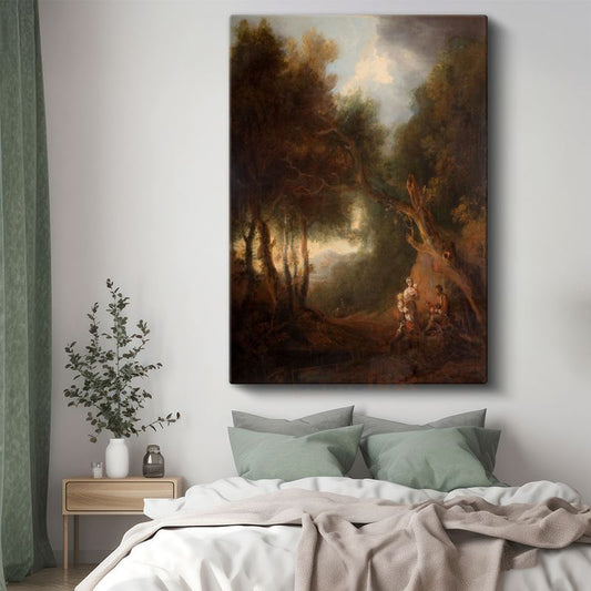 Thomas Gainsborough - Orman Yolu Kanvas Tablo