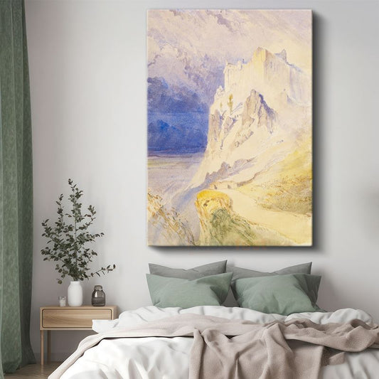 J.M.W. Turner - Harlech Kalesi Kanvas Tablo