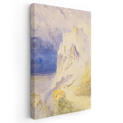 J.M.W. Turner - Harlech Kalesi Kanvas Tablo