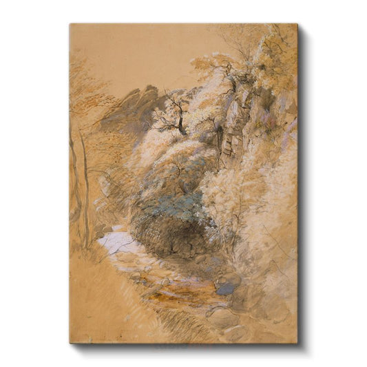 J.M.W. Turner - Kayalık Manzara Kanvas Tablo