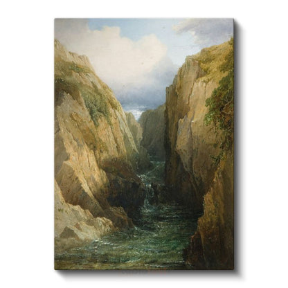 J.M.W. Turner - Kanyon Vadisi Kanvas Tablo