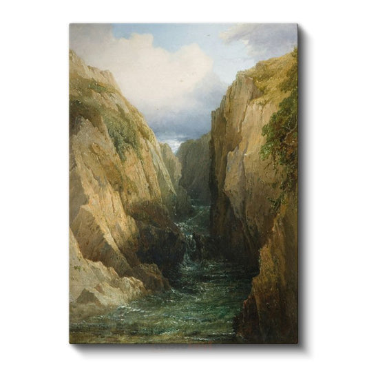 J.M.W. Turner - Kanyon Vadisi Kanvas Tablo