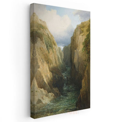 J.M.W. Turner - Kanyon Vadisi Kanvas Tablo