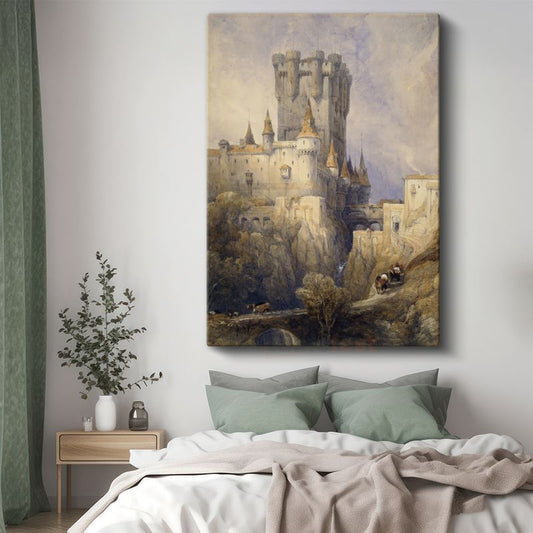 J.M.W. Turner - Segovia Kalesi Kanvas Tablo