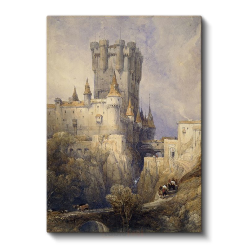 J.M.W. Turner - Segovia Kalesi Kanvas Tablo