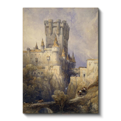 J.M.W. Turner - Segovia Kalesi Kanvas Tablo