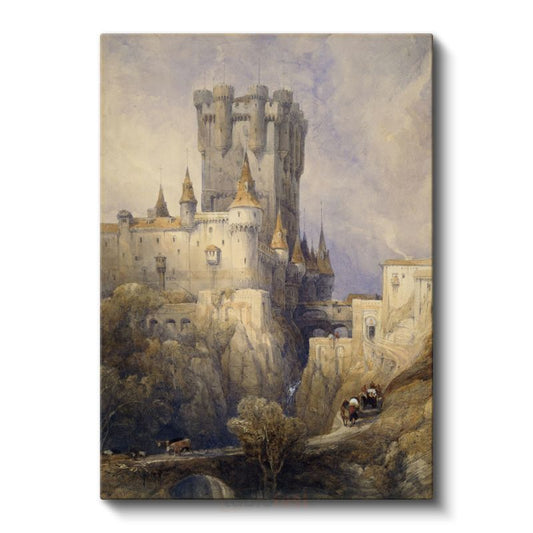 J.M.W. Turner - Segovia Kalesi Kanvas Tablo