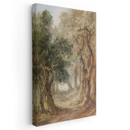 J.M.W. Turner - Orman Patikası Kanvas Tablo
